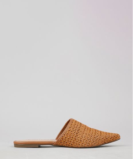 Mule-Feminino-Via-Uno-Bico-Fino-Texturizado-Caramelo-9533412-Caramelo_1