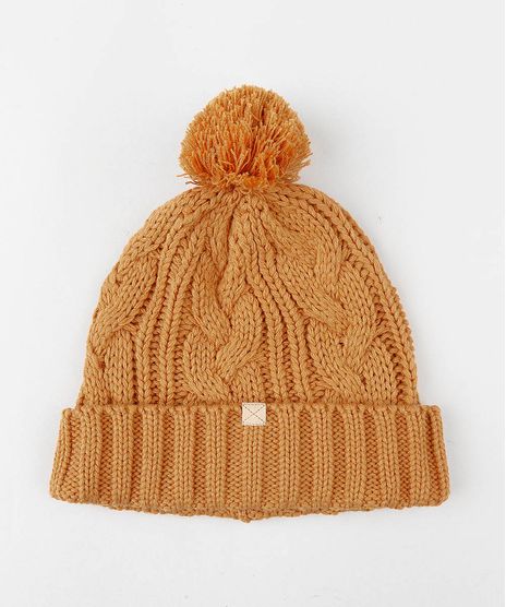 Gorro-Masculino-em-Trico-com-Pompom-Caramelo-8903294-Caramelo_1