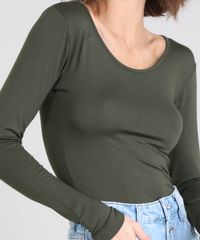 Blusa-Feminina-Basica-Manga-Longa-Decote-Redondo-Verde-Militar-8578638-Verde_Militar_4