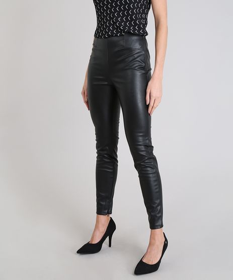 calça sintetica feminina