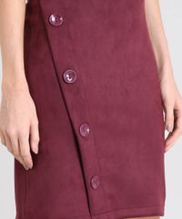 Saia-Lapis-Feminina-em-Suede-com-Botoes-Vinho-9443086-Vinho_4