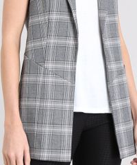 Colete-Feminino-Longo-Estampado-Xadrez-Cinza-9375041-Cinza_4 Colete-Feminino-Longo-Estampado-Xadrez-Cinza-9375041-Cinza_4