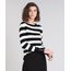 Sueter-Feminino-em-Trico-Listrada-Manga-Longa-Branca-9360261-Branco_1