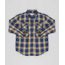 Camisa-Infantil-Estampada-Xadrez-com-Bolsos-Manga-Longa-Azul-Marinho-9487222-Azul_Marinho_1