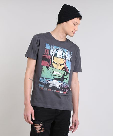 Camiseta-Masculina-Os-Vingadores-Manga-Curta-Gola-Careca-Chumbo-9559920-Chumbo_1