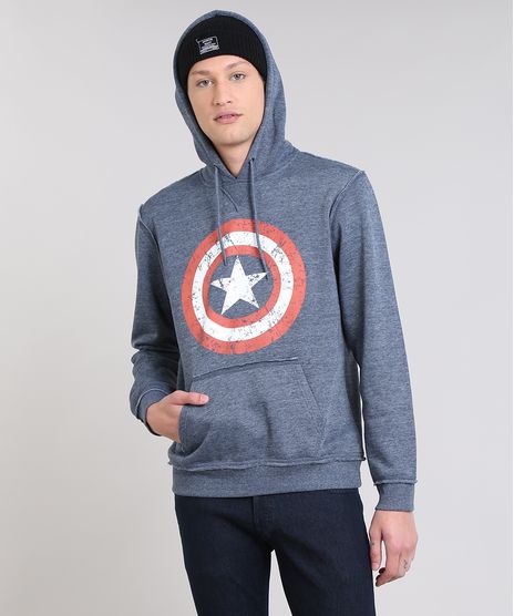 Blusao-Masculino-Capitao-America-em-Moletom-com-Capuz-Azul-Marinho-8829273-Azul_Marinho_1