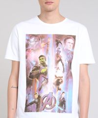 Camiseta-Masculina-Os-Vingadores-Manga-Curta-Gola-Careca-Off-White-9485445-Off_White_4