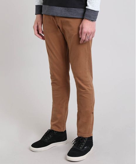 Calca-Masculina-Carrot-em-Sarja-Caramelo-9478187-Caramelo_1
