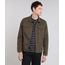 Jaqueta-Masculina-em-Sarja-com-Bolsos-Verde-Militar-9525534-Verde_Militar_1