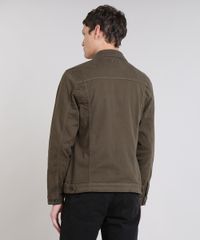 Jaqueta-Masculina-em-Sarja-com-Bolsos-Verde-Militar-9525534-Verde_Militar_2