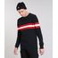 Sueter-Masculino-em-Trico-com-Listras-Preto-9363411-Preto_1