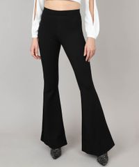 Calca-Feminina-Flare-em-Malha-Preta-9504706-Preto_1