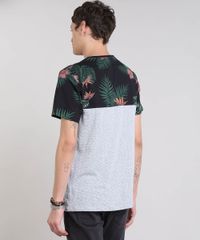 Camiseta-Masculina-Listrada-com-Estampa-Tropical-Manga-Curta-Gola-Careca-Cinza-Mescla-Claro-9448989-Cinza_Mescla_Claro_2
