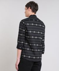 Camisa-Masculina-Estampada-Etnica-Manga-Longa-Preta-9470106-Preto_2