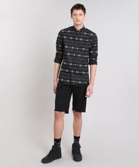 Camisa-Masculina-Estampada-Etnica-Manga-Longa-Preta-9470106-Preto_3