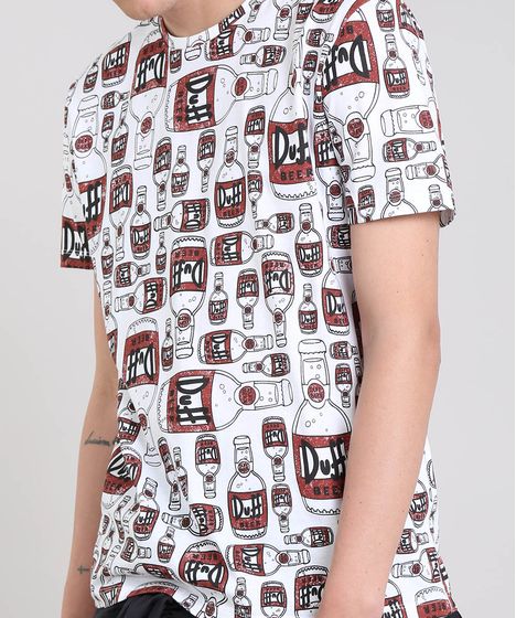 camisa estampada simpsons