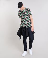 Camiseta-Masculina-Estampada-Tropical-Manga-Curta-Gola-Careca-Preta-9472822-Preto_3