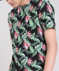 Camiseta-Masculina-Estampada-Tropical-Manga-Curta-Gola-Careca-Preta-9472822-Preto_4