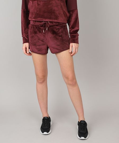 Short-Feminino-Esportivo-Ace-em-Veludo-Molhado-Vinho-9439624-Vinho_1