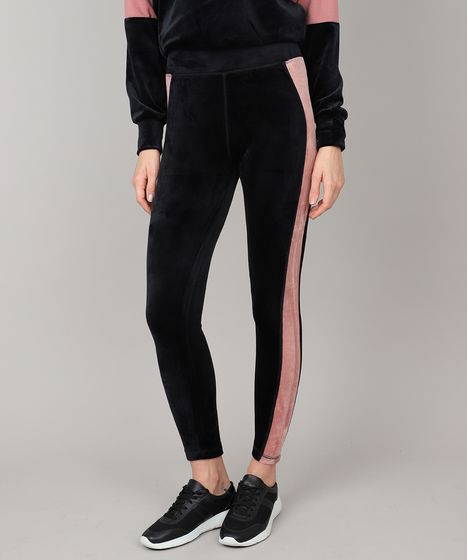 calça legging de veludo feminina