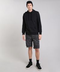 Bermuda-Masculina-Cargo-em-Sarja-Estampada-Camuflagem-Chumbo-9473783-Chumbo_3