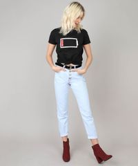 Blusa-Feminina-Bateria-Baixa-com-No-Manga-Curta-Decote-Redondo-Preta-9509454-Preto_3