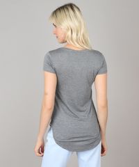 Blusa-Feminina--She-s-Wild--Manga-Curta-Decote-Redondo-Cinza-Mescla-Escuro-9460243-Cinza_Mescla_Escuro_2