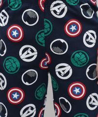 Pijama-Infantil-Capitao-America-Os-Vingadores-Manga-Longa-Cinza-Mescla-9526416-Cinza_Mescla_4