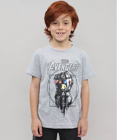 Camiseta-Infantil-Thanos-Os-Vingadores-com-Capuz-Manga-Curta-Cinza-Mescla-9550632-Cinza_Mescla_1