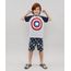 Pijama-Infantil-Capitao-America-Os-Vingadores-Manga-Curta-Cinza-Mescla-9526414-Cinza_Mescla_1