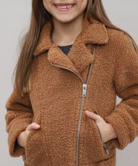 Jaqueta-Infantil-Biker-em-Pelo-Marrom-9364990-Marrom_4