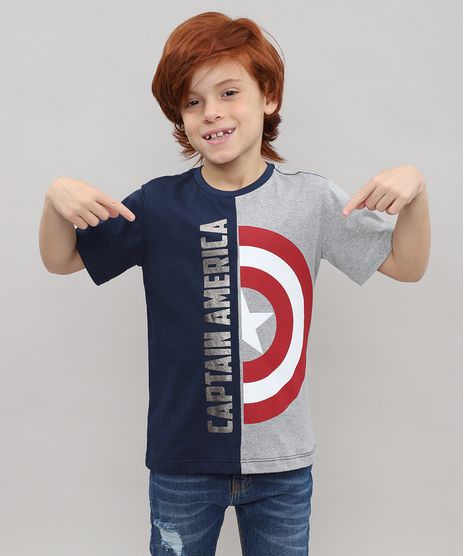 Camiseta-Infantil-Capitao-America-Metalizada-Manga-Curta-Cinza-Mescla-9524306-Cinza_Mescla_1