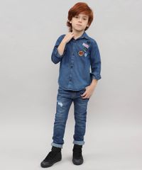 Camisa-Jeans-Infantil-com-Patch-Os-Vingadores-Manga-Longa-Azul-Medio-9528492-Azul_Medio_3