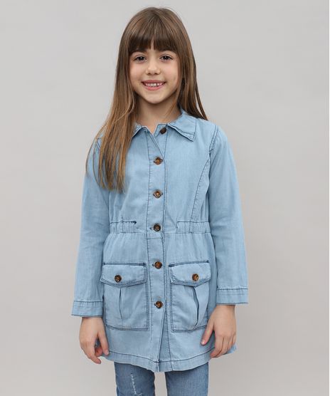Parka-Jeans-Infantil-com-Bolsos-Azul-Claro-9476240-Azul_Claro_1