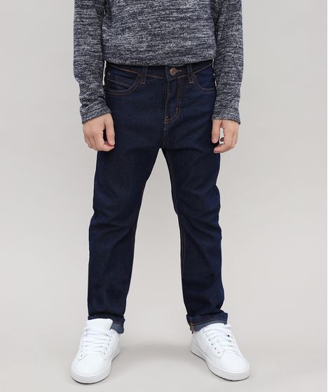 calça jeans preta masculina infantil