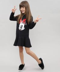 Vestido-Infantil-Minnie-em-Moletom-com-Capuz-e-Paete-Preto-9472058-Preto_3