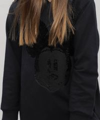 Vestido-Infantil-Minnie-em-Moletom-com-Capuz-e-Paete-Preto-9472058-Preto_4