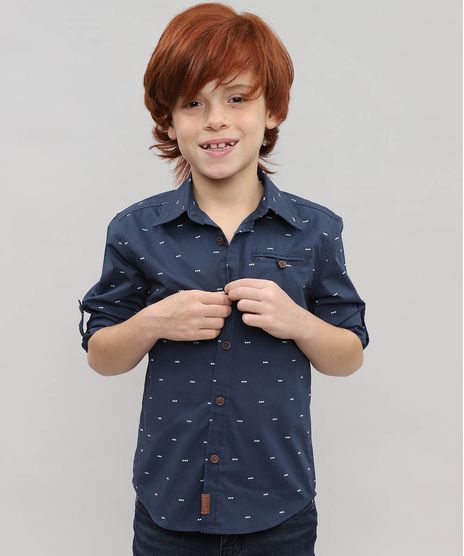 Camisa-Infantil-Estampada-Geometrica-com-Bolso-Manga-Longa-Azul-Marinho-9382074-Azul_Marinho_1