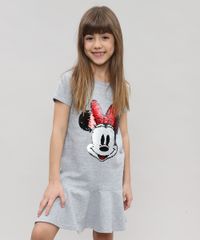 Vestido-Infantil-Minnie-em-Moletom-com-Capuz-e-Paetes-Cinza-Mescla-9472059-Cinza_Mescla_1