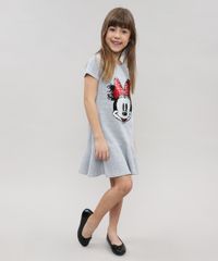 Vestido-Infantil-Minnie-em-Moletom-com-Capuz-e-Paetes-Cinza-Mescla-9472059-Cinza_Mescla_3