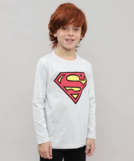 Camiseta-Infantil-Super-Homem-Flocada-Manga-Longa-Cinza-Mescla-Claro-9532945-Cinza_Mescla_Claro_1