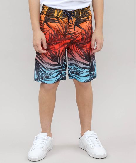 Bermuda-Infantil-Surf-Estampada-Tropical-Laranja-9536250-Laranja_1