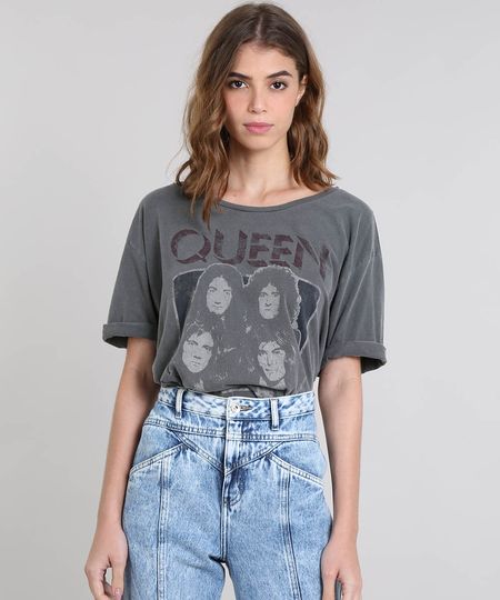 T-Shirt-Feminina-Mindset-Queen-Curta-Decote-Redondo-Chumbo-9559661-Chumbo_1 T-Shirt-Feminina-Mindset-Queen-Curta-Decote-Redondo-Chumbo-9559661-Chumbo_1