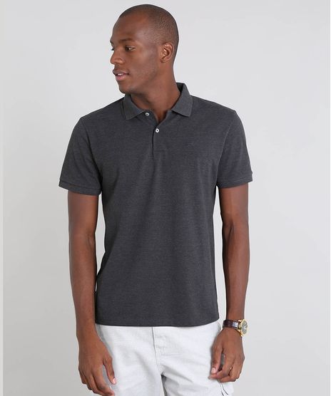 Polo-Masculina-Basica-em-Piquet-Manga-Curta-Cinza-Mescla-Escuro-8504383-Cinza_Mescla_Escuro_1