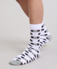 Meia-Masculina-Cano-Alto-Divertida-de-Video-Game-Branca-9477261-Branco_2