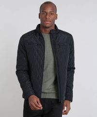 Jaqueta-Masculina-Puffer-Matelasse-com-Bolsos-Preta-9351328-Preto_1