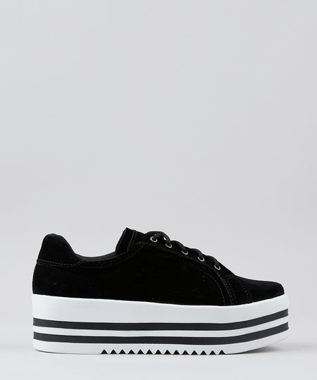 Tenis-Feminino-Flatform-Listrada-Preto-9531677-Preto_1