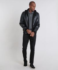 Sueter-Masculino-Comfort-Fit-em-Trico-Gola-Alta-Cinza-Mescla-8850256-Cinza_Mescla_3