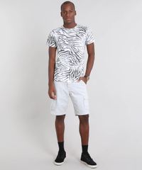 Camiseta-Masculina-Estampada-Animal-Print-Manga-Curta-Gola-Careca-Branca-9570711-Branco_3
