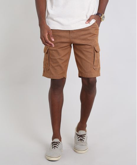 Bermuda-Masculina-Cargo-com-Bolsos-Caramelo-9456262-Caramelo_1